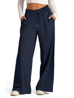 Wide Leg Drawstring Pants