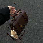 Vintage Style Leather Backpack Bag