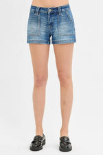 RISEN Low Rise Patched Pocket Shorts