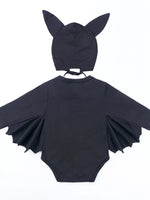 Children's Halloween Bat Bodysuit & Hat Costume Set