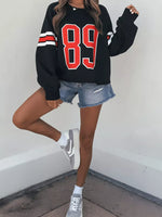 Number 89 Long Sleeve Sweatshirt
