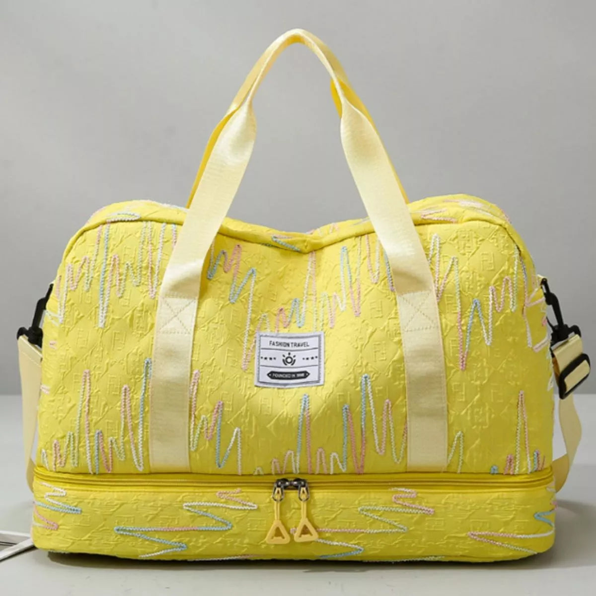 Textured Duffel Bag