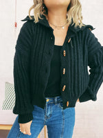 Button Up Long Sleeve Cardigan