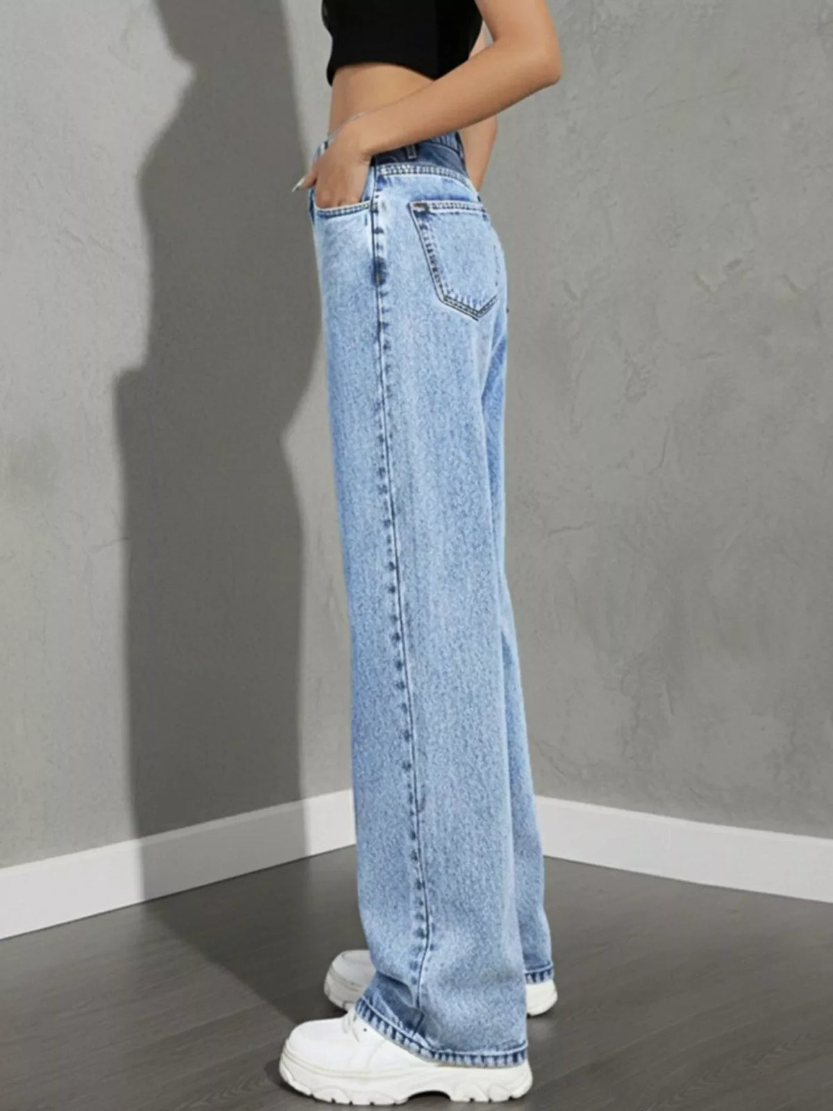 High Waist Wide Leg Jeans