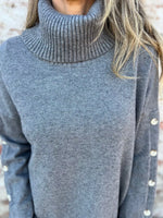 Full Size Turtleneck Long Sleeve Sweater Plus Size