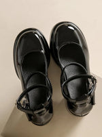 Patent Leather Mary Jane Platform Pumps
