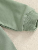 Children's Bunny Applique Top and Pants Outfit Set
