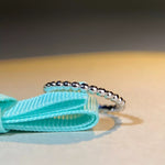 925 Sterling Silver Bead Ring
