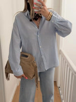 Classic Striped Button-Down Shirt