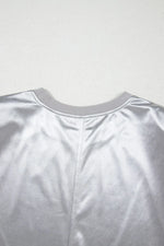 Round Neck Satin Tank Top