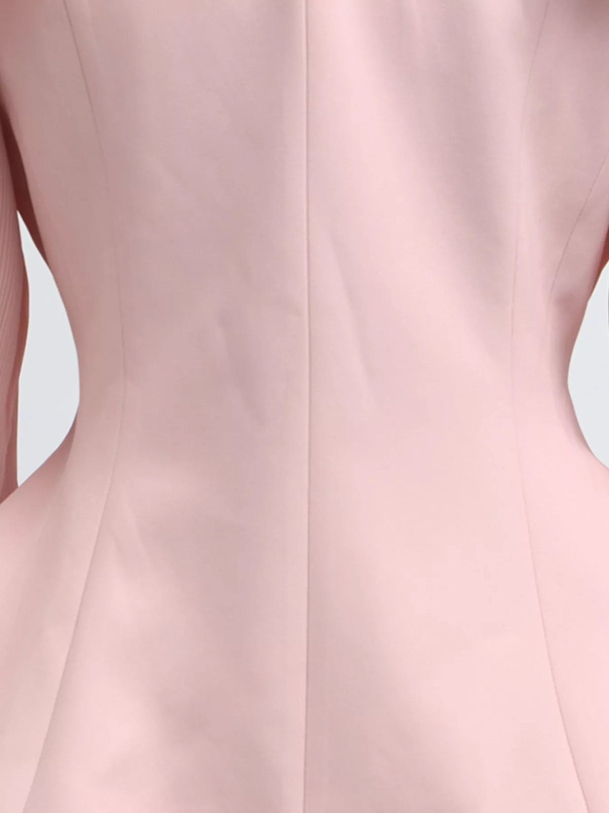 Frill Lapel Collar Top and Pleated Skirt Set