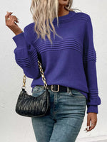 Round Neck Long Sleeve Sweater
