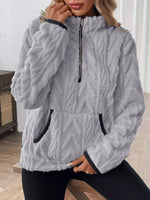 Cozy Sherpa Half Zip Sweatshirt