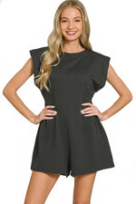Zenana Scuba Open Back Rompers