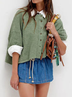 Button Down Half Sleeve Shirt
