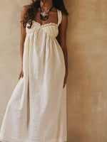 Sweetheart Neck Midi Dress