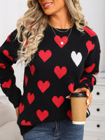 Valentine's Day Heart Crew Neck Sweater