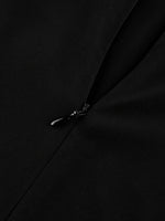 Backless Turtleneck Long Sleeve Bodycon Maxi Dress