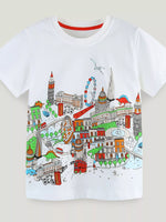 Children's London Skyline Dinosaur Adventure T-Shirt