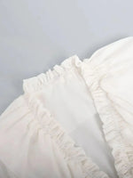 Ruffle Flounce Sleeve Mini Dress