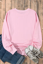 Ghost & Bow Round Neck Long Sleeve Sweatshirt