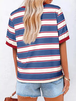Striped Crew Neck T-Shirt