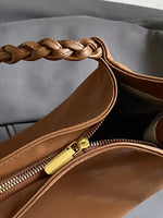 Braided Strap Shoulder Bag