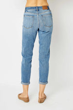 Judy Blue Full Size Cuffed Hem Slim Jeans