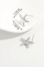925 Sterling Silver Star Stud Earrings