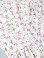 Floral Print Balloon Sleeve Dress