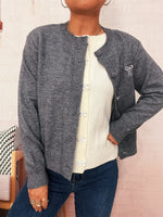 Button-Up Long Sleeve Cardigan