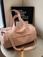 Solid Color Lightweight Travel Duffel Bag