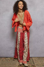 POL Open Front Cardigan with Crochet Patterns