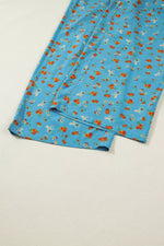 Floral Print Spaghetti Straps Loose Pocketed Jumpsuit