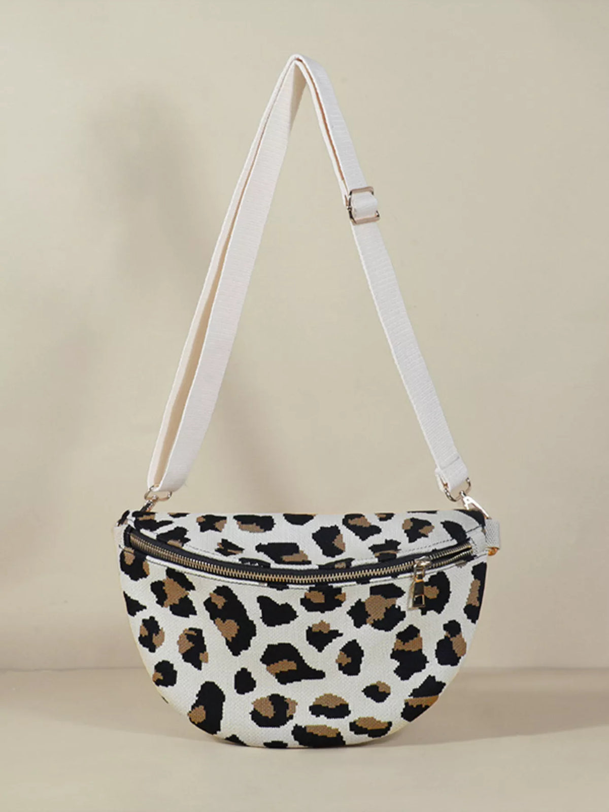 Leopard Print Crossbody Bag