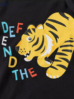 Children's Tiger Graphic Tee & Shorts Set