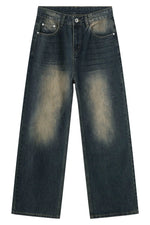 Mid Rise Jeans with Pockets