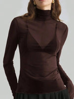 Turtleneck Long Sleeve Top