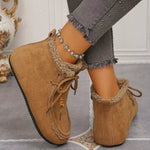 Plush Lining Ankle Boots