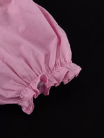 Tie Waist Puff Sleeve Maxi Dress