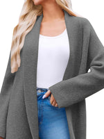 Open Front Longline Coat