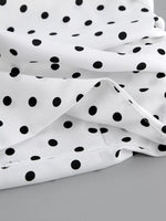 Polka Dot Mermaid Maxi Skirt