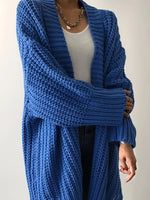 Chunky Knit Open Front Cardigan