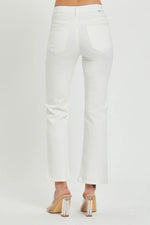 RISEN Full Size Mid Rise Jeans with Pockets