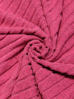 Ribbed Round Neck Raglan Sleeve Knit Top