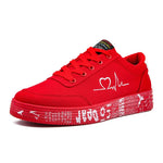Round Toe Lace Up Platform Sneakers
