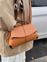 Geometric Flap Shoulder Bag
