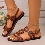 Cutout Open Toe Sandals
