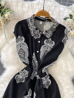 Button Front Wide Leg Jumpsuit