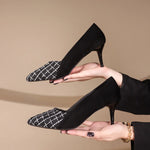 Point Toe Suede Pumps